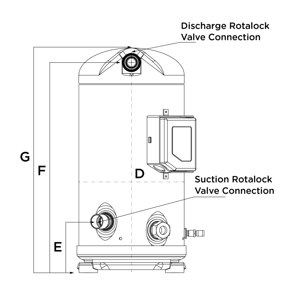 R22-3P Compressor Diagram - 2